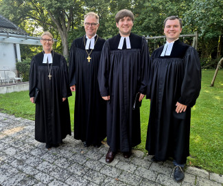 Ordination v. Pfarrer Göpffarth und Einführung Vikar Rosin