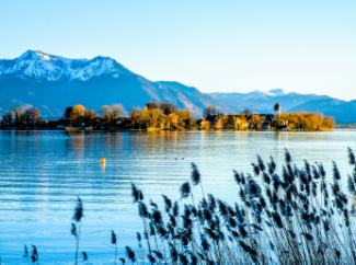Chiemsee im Herbst/Winter