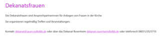 Dekanatsfrauen Rosenheim