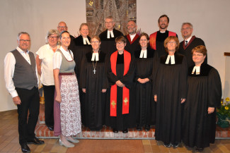 Amtseinführung von Pfarrerin Sabine Huber, Jubiläum 70 Jahre Heilandskirche und Gemeindefest in Bernau