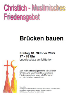 Christlich-Muslimisches Friedensgebet