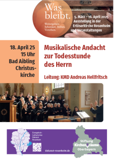 Musikalische Andacht zur Todesstunde des Herrn
