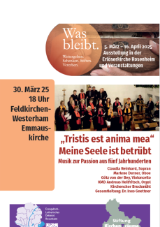 Tristis est anima mea - Meine Seele ist betrübt