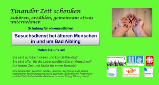 Schulung Besuchsdienst bei älteren Menschen