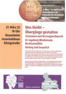 Was bleibt - Übgergänge gestalten